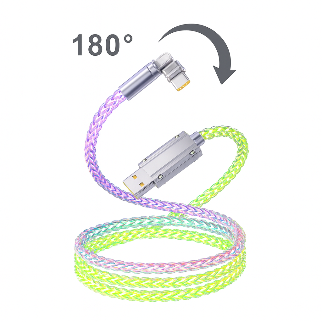 120W RGB Fast Charging Cable